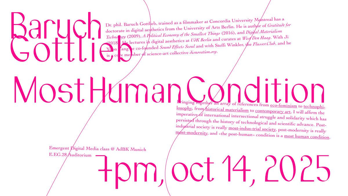 Baruch Gottlieb: Most Human Condition